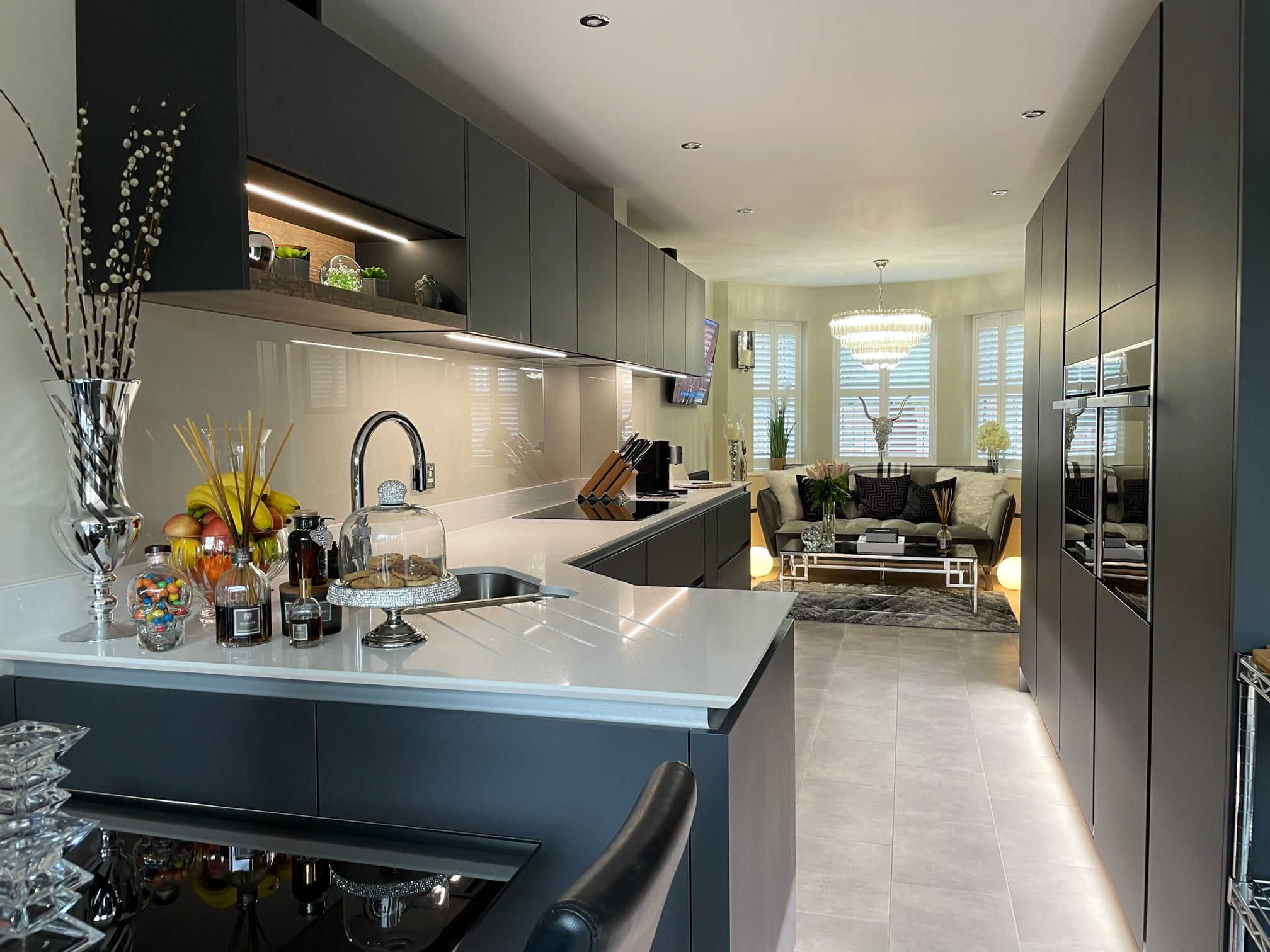 H-Line | Sutton Graphite Grey - LDC Kitchens