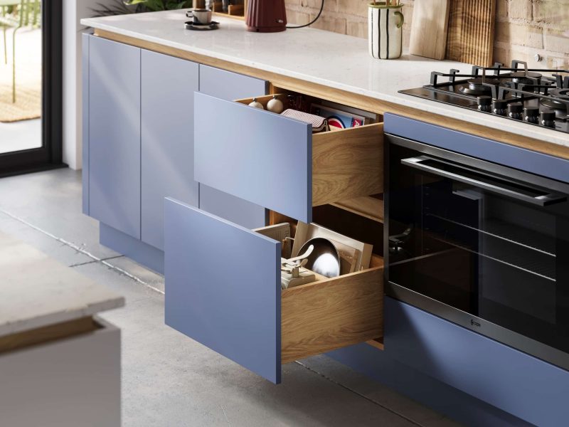 H-Line Amalfi Windsor Blue with Scots Grey and Portland Oak handle rail (2)